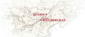 Carte du Québec au 17e siècle