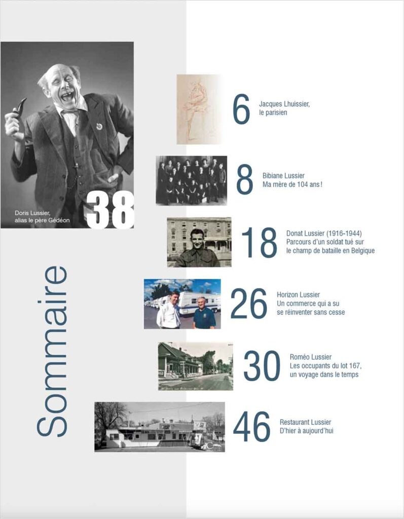 Le Parisien no 1 (sommaire)